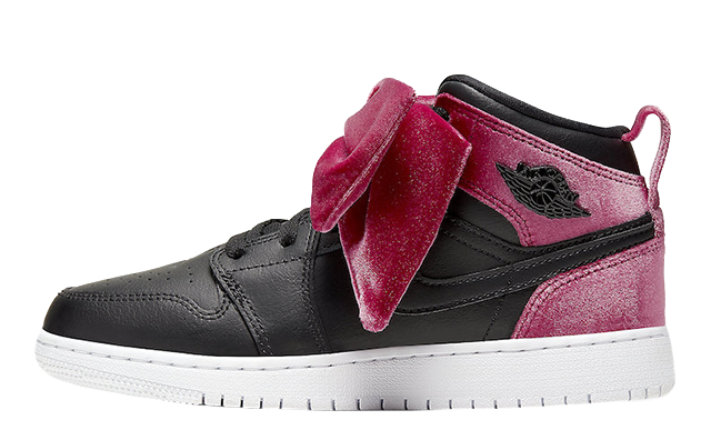Jordan 1 Mid Pink Velvet Bows