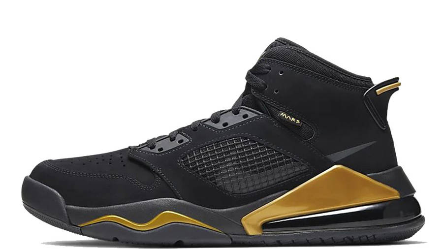 jordan mars 270 black and gold