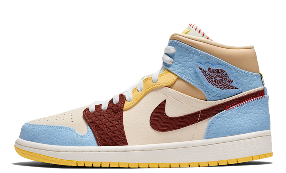 maison chateau x jordan 1 mid fearless multi