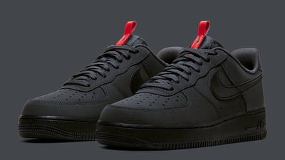 Nike Air Force 1 Grey Red BQ4326-001 front
