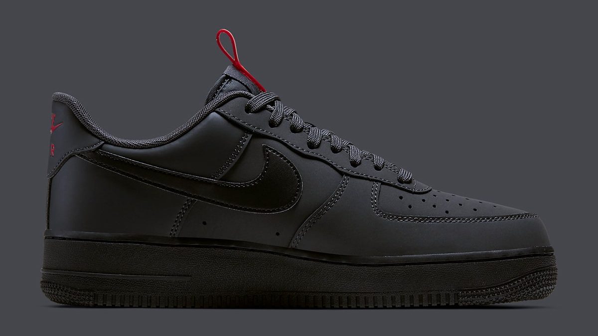air force 1s grey and red
