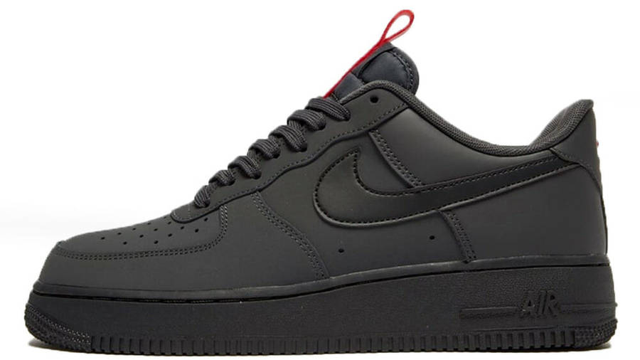 air force ones grey and black