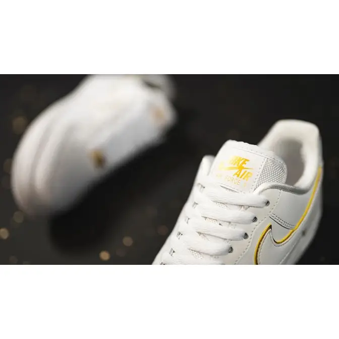 Nike Air Force 1 Low Gold Swoosh Pack White