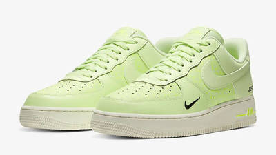 Nike Air Force 1 Low Just Do It Neon Yellow CT2541-700 front
