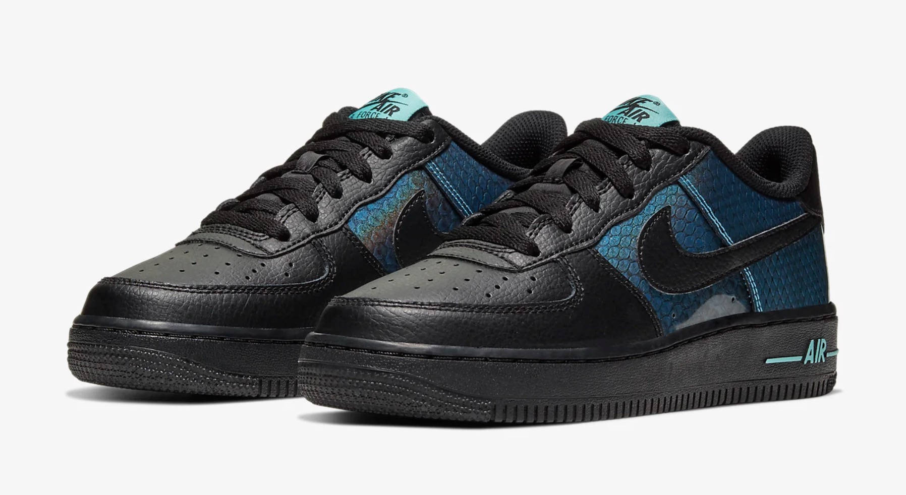 Nike Air Force 1 SE Blue Dragon Scale