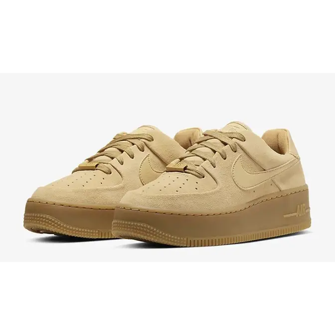 women's air force 1 sage low club gold