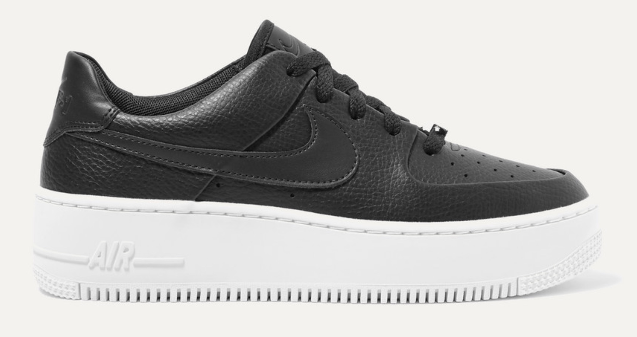 Nike Air Force 1 Sage textured-leather sneakers