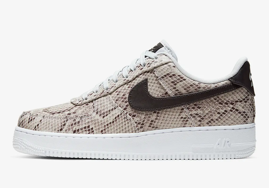 snake print air force 1