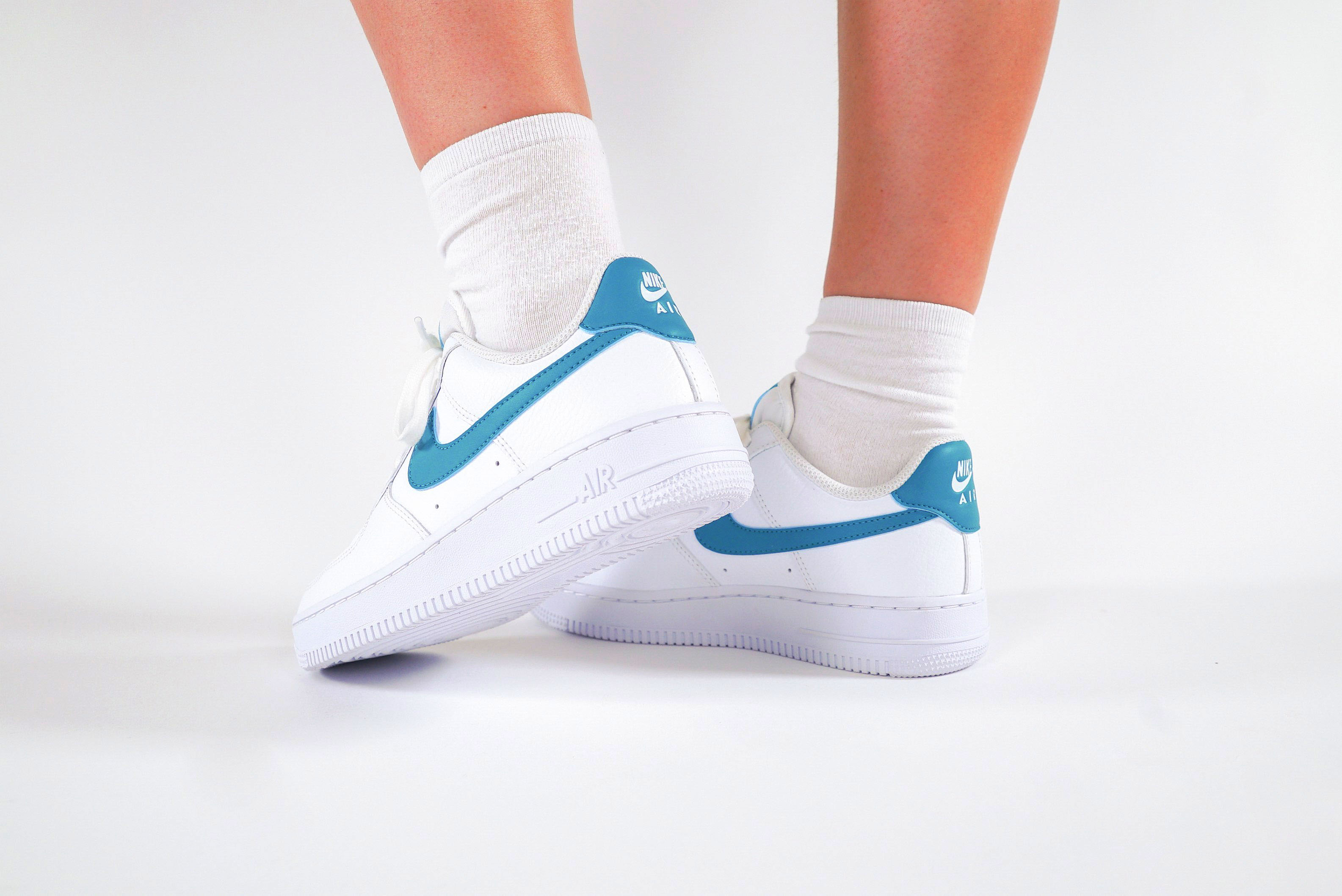 Nike Air Force 1 Teal Nebula The Sole Womens 4