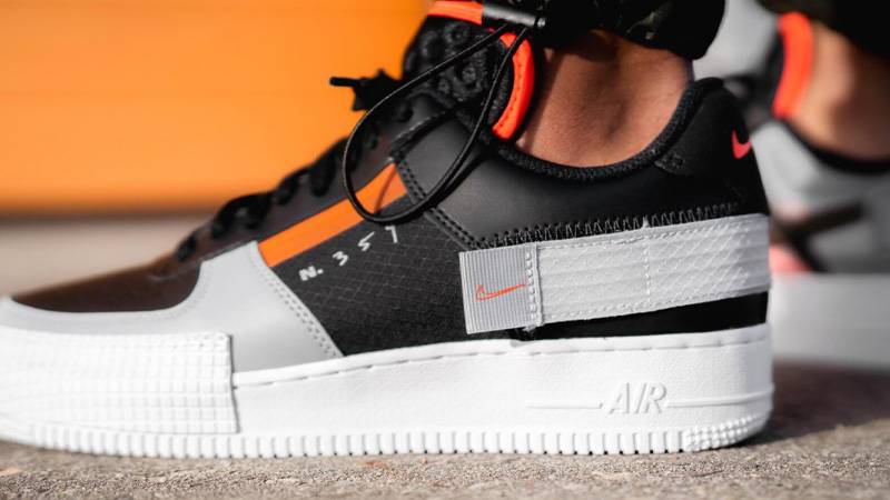 Nike Air Force 1 Type Black Hyper Crimson Where To Buy CQ2344