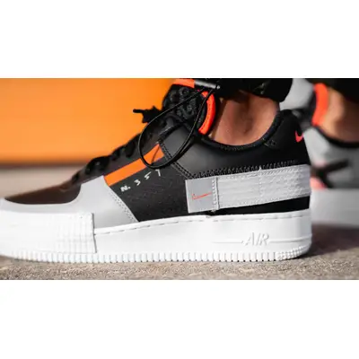 Nike Air Force 1 Type Black Hyper Crimson Where To Buy CQ2344