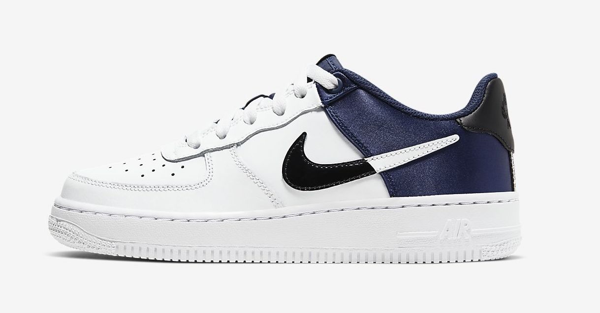Nike Air Force 1 satin blue