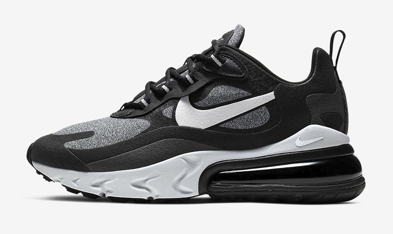 Nike Air Max 270 React Coral black white
