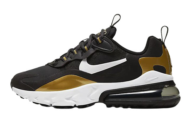 Nike Air Max 270 React Black Gold Where To Buy BQ0103-005