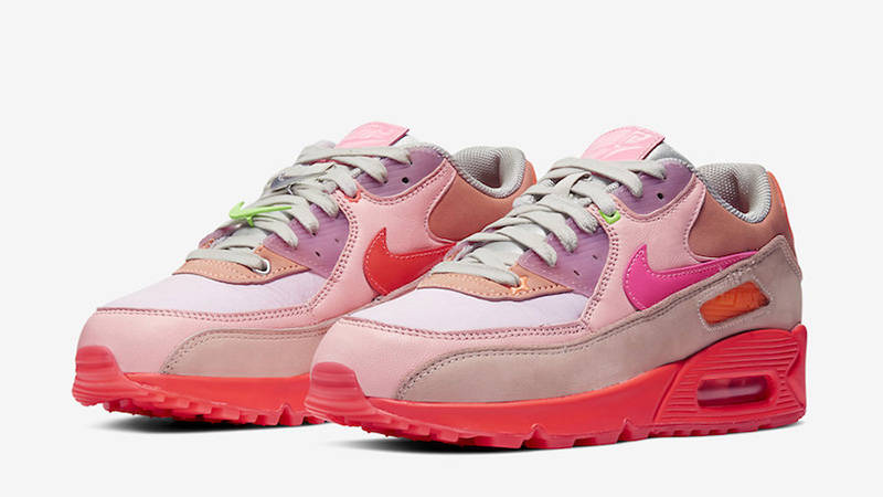 Pink nike airmax 90 best sale