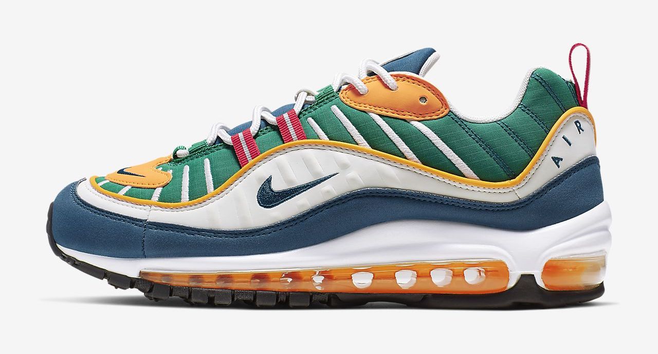 Nike Air Max 98 Orange Blue