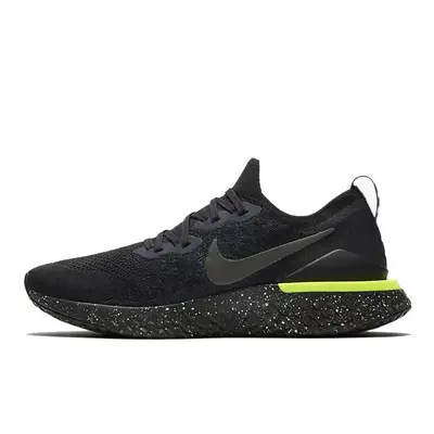 Nike Epic React Flyknit 2 SE Black Volt Where To Buy CI6443 001 The Sole Supplier