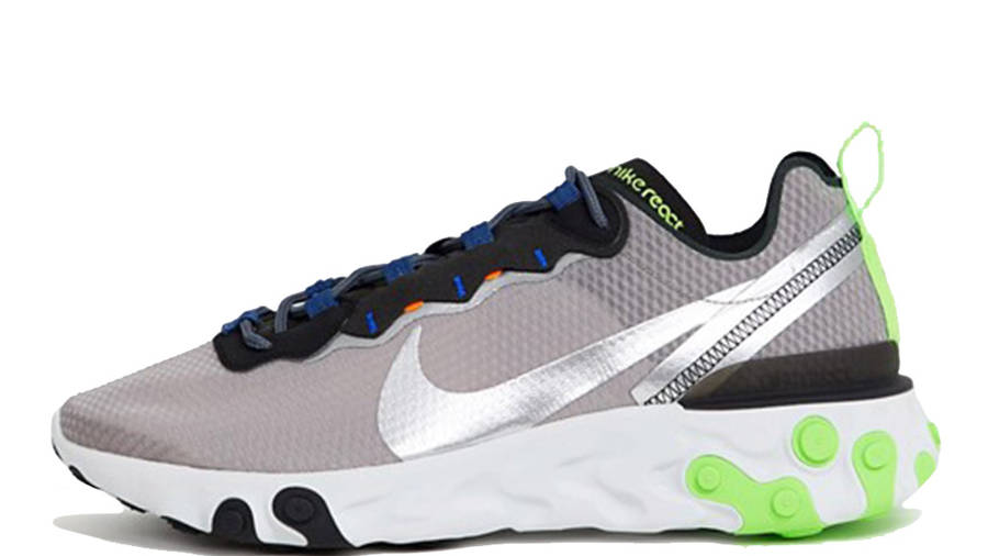 Nike React Element 55 Grey Volt Where To Buy Ci31 0 The Sole Supplier