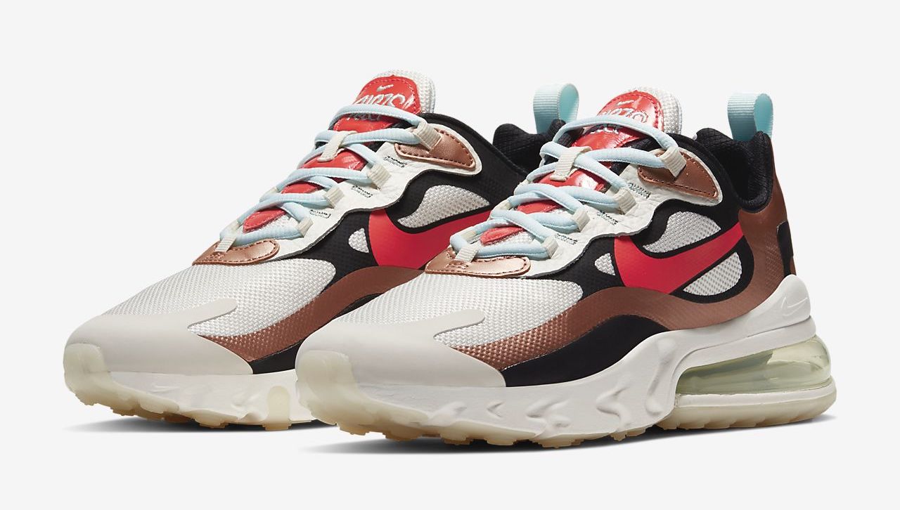 Nike air max 270 outlet react metallic red bronze