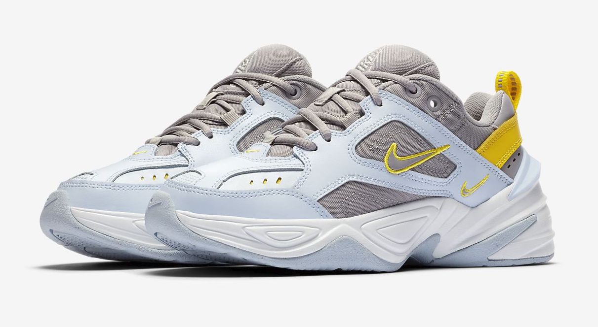 Nike. M2K Tekno blue grey front