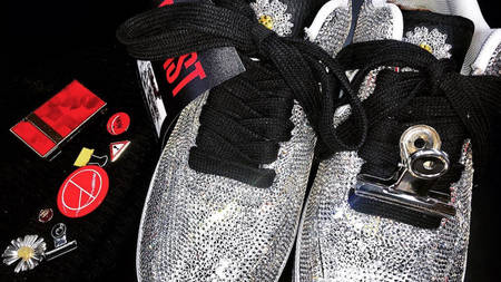 Catch A Glimpse At The Jewel Covered PEACEMINUSONE x Nike Air Force 1 'Para-Noise' Catch A Glimpse At The Jewel Covered PEACEMINUSONE x Nike Air Force 1 'Para-Noise'