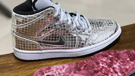 Peep The Upcoming 'Disco Ball' Inspired Air Jordan 1 Mid Peep The Upcoming 'Disco Ball' Inspired Air Jordan 1 Mid