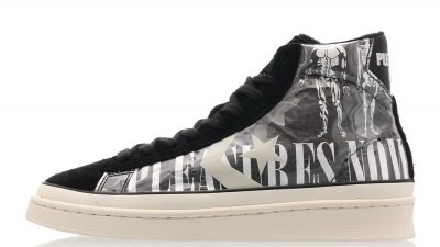 Pleasures x Converse Pro Leather Mid Black Grey 165602c