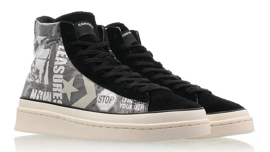 Pleasures x Converse Pro Leather Mid Black Grey | Where To Buy ...