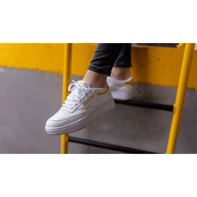 Reebok club sale c femme orange