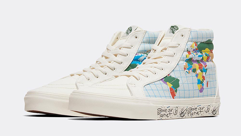 Save Our Planet X Vans SK8-Hi White Multi front