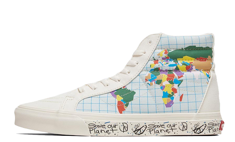 Save Our Planet X Vans SK8-Hi White Multi