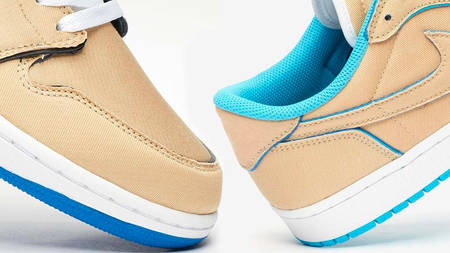 The Nike SB Air Jordan 1 Low "Desert Ore" Features A Tear Away Upper The Nike SB Air Jordan 1 Low "Desert Ore" Features A Tear Away Upper