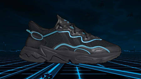 TRON Vibes Feature On The adidas Ozweego 'Bright Cyan' TRON Vibes Feature On The adidas Ozweego 'Bright Cyan'