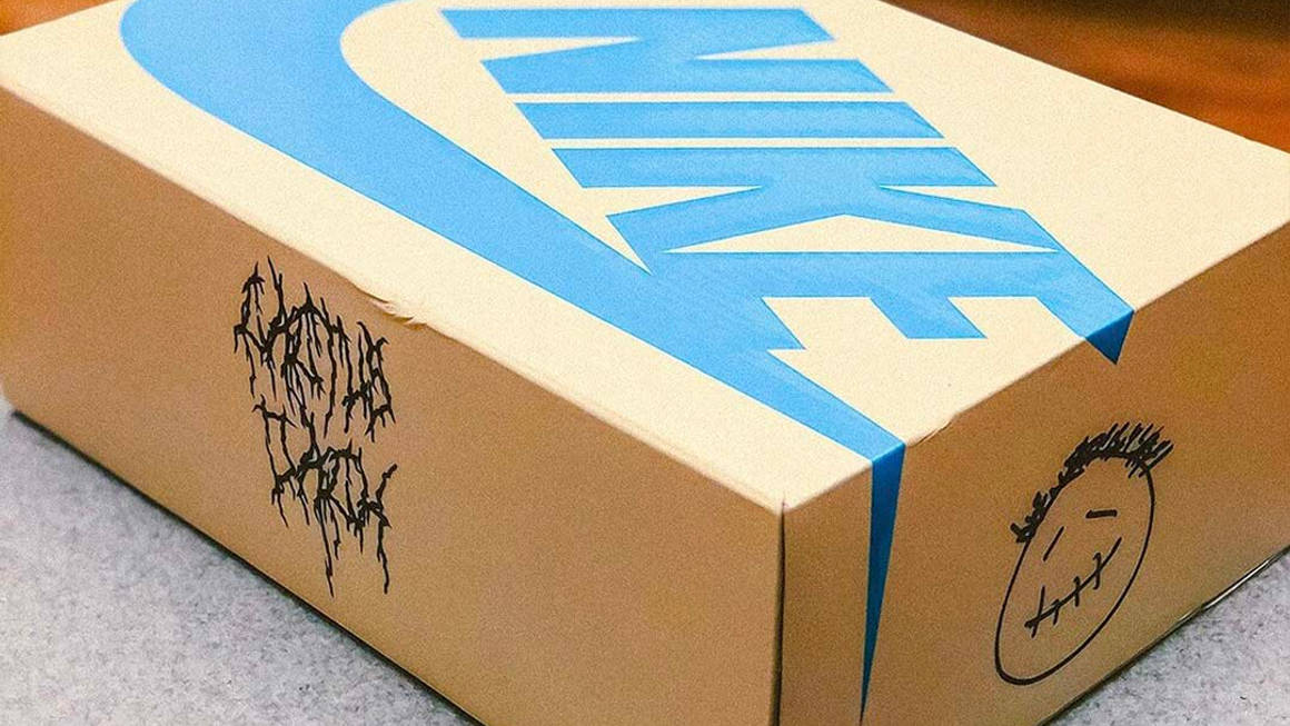af1 travis scott box