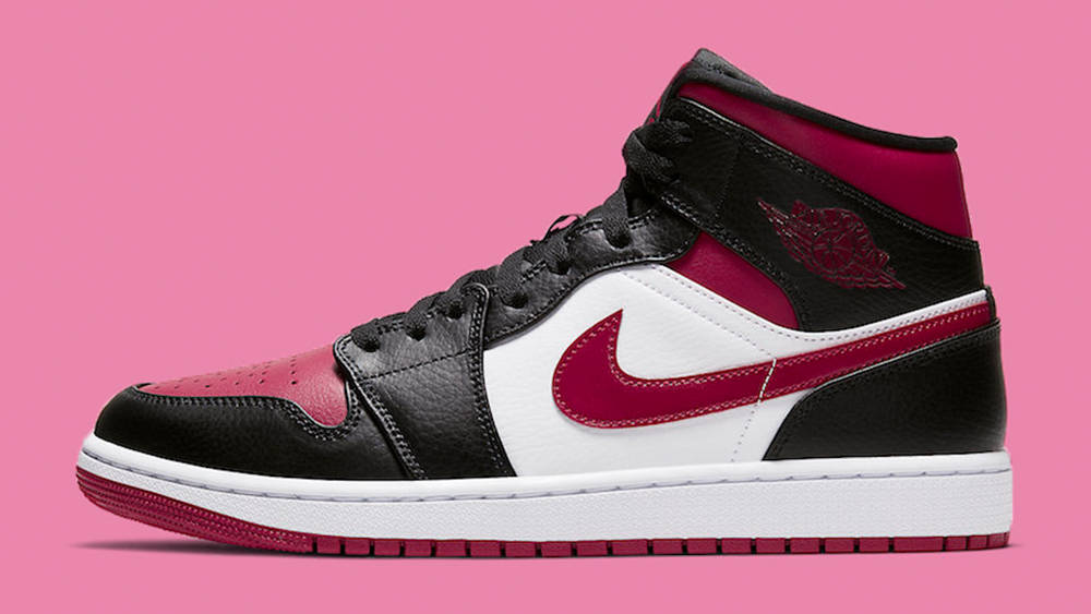 The Nike Air Jordan 1 Mid Gets A Toned Down Bred Toe Makeover