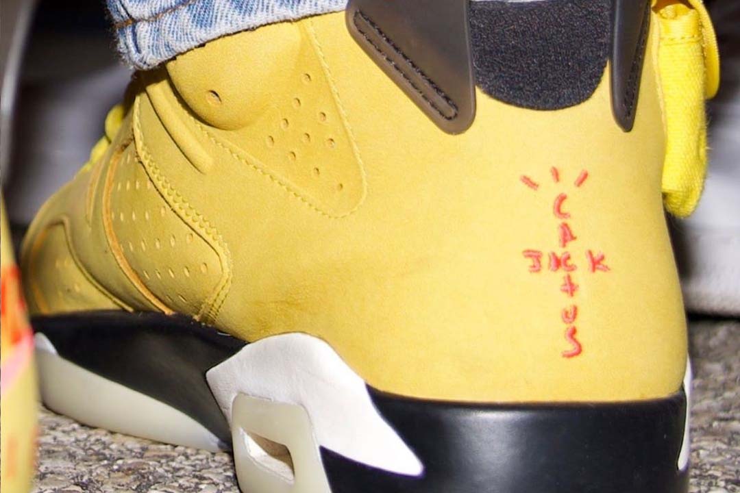 jordan 6 cactus jack yellow