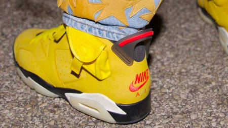 A Closer Look At The Travis Scott x Air Jordan 6 'Yellow Cactus Jack'