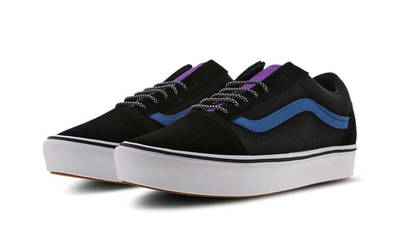 vans shoes black and purple