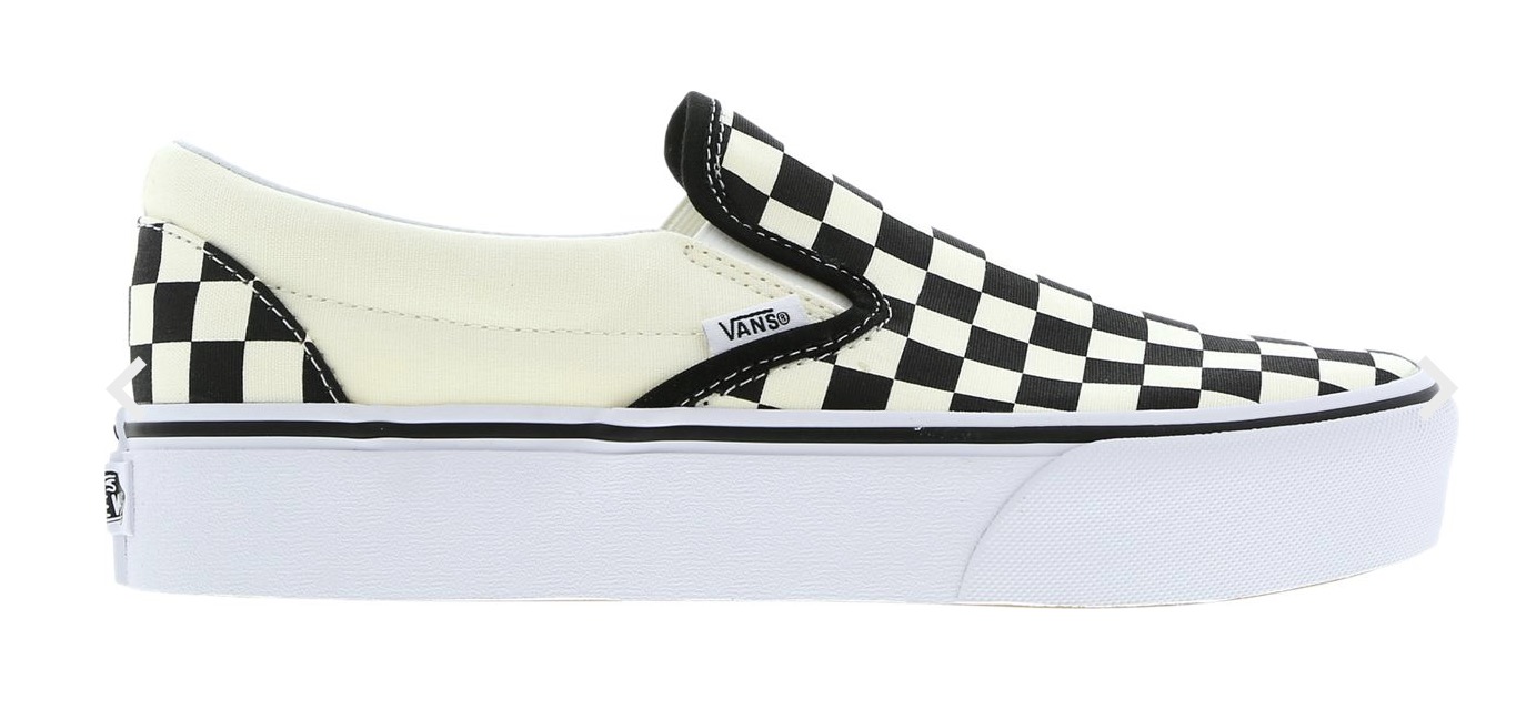 Vans slip on checkerboard