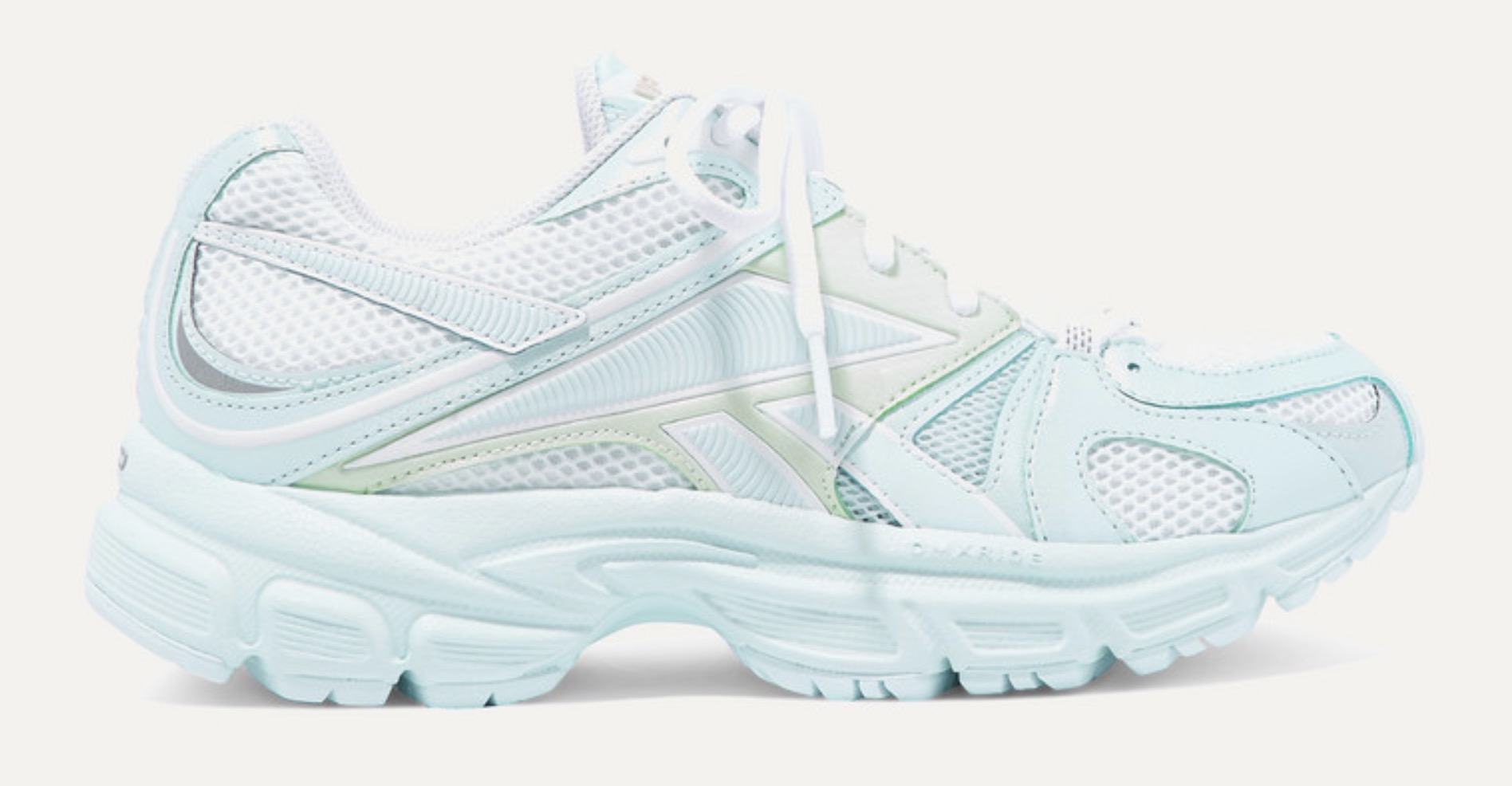 Vetements Spike Runner 400 rubber-trimmed mesh sneakers