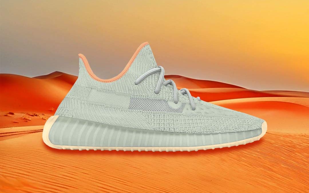 Yeezy 350 V2 Desert Sage Distressed Dad Hat Cap Swag