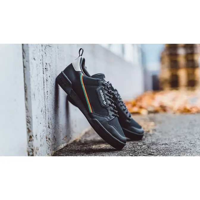 adidas Continental 80 Black Multi EE5597 front