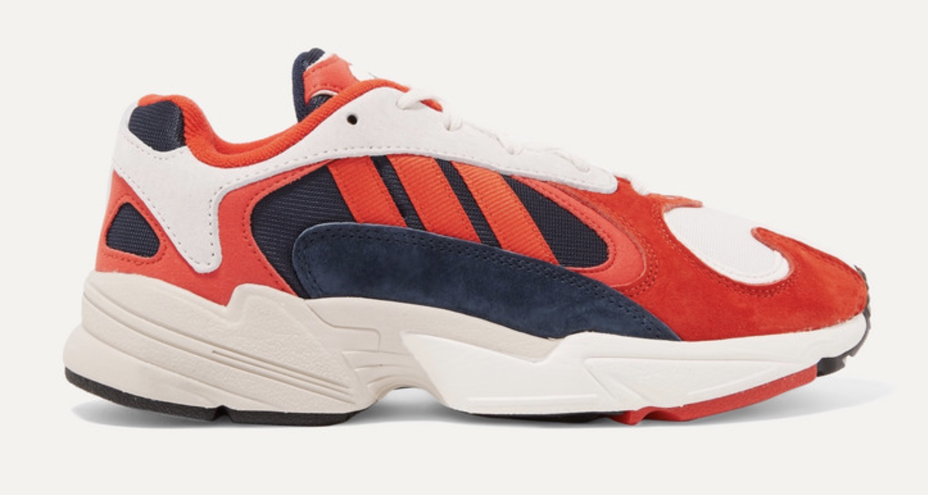 adidas Originals Yung 1 nubuck and mesh sneakers