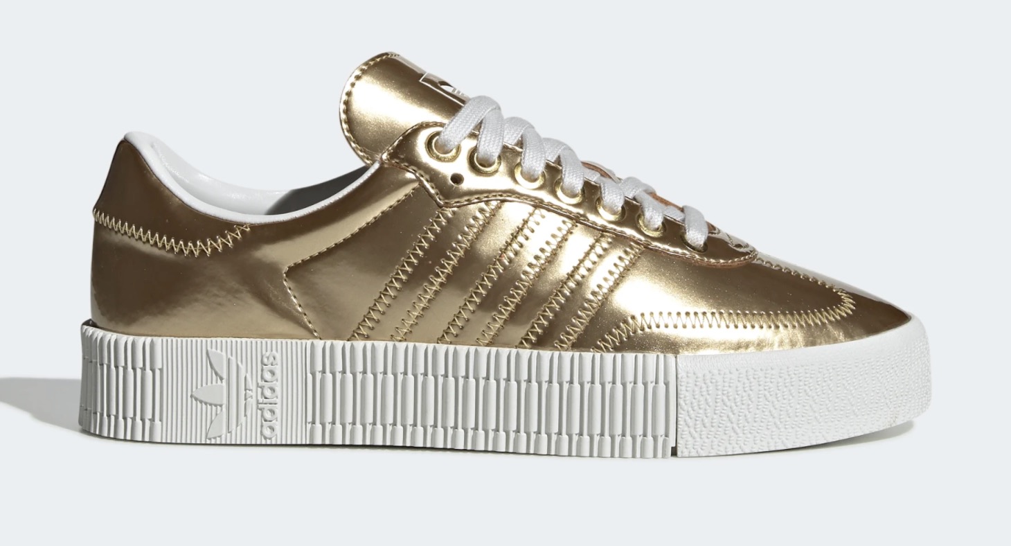 adidas Sambarose Gold White