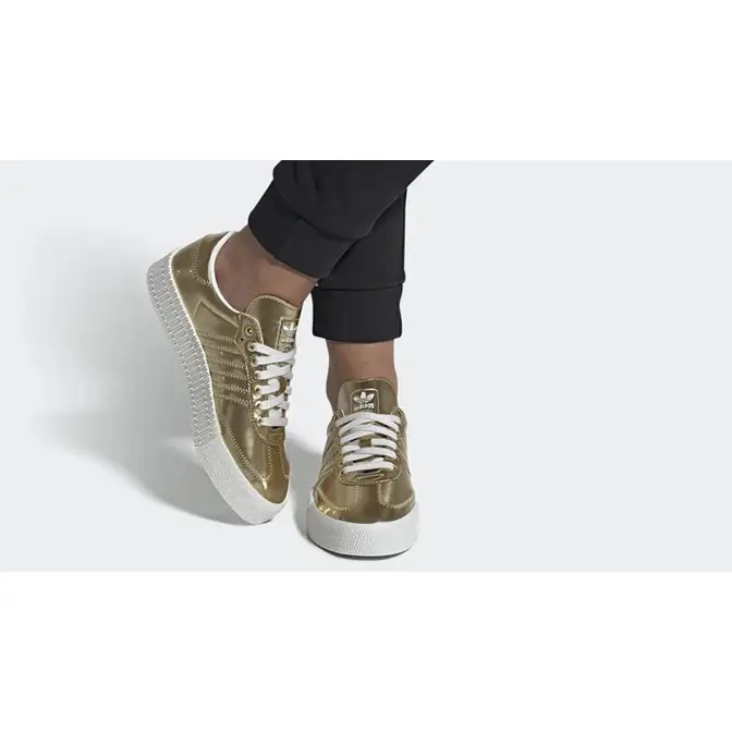 adidas Sambarose Metallic Gold Where To Buy FV4319 The Sole Supplier