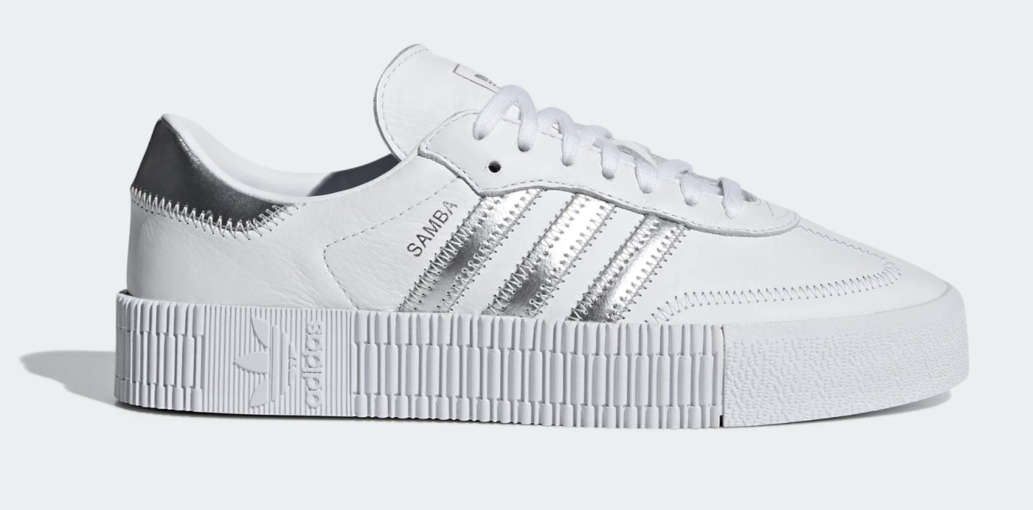 adidas Sambarose White Silver