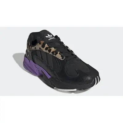 adidas Yung 1 Black Purple FV6447 front
