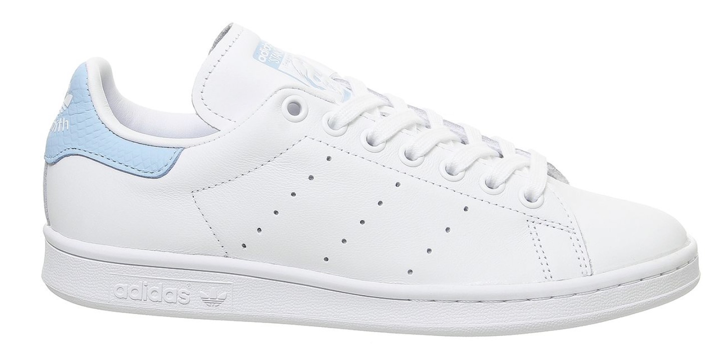 adidas stan smith clear sky white.
