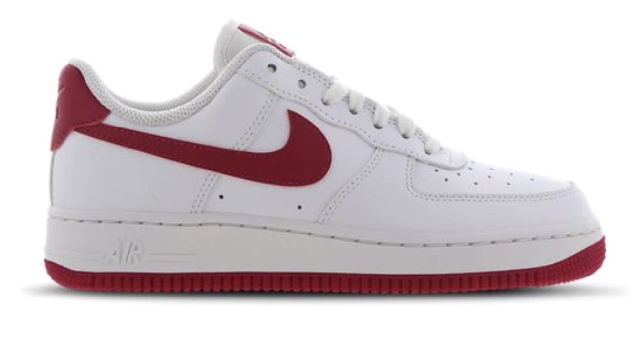 air force 1 red white