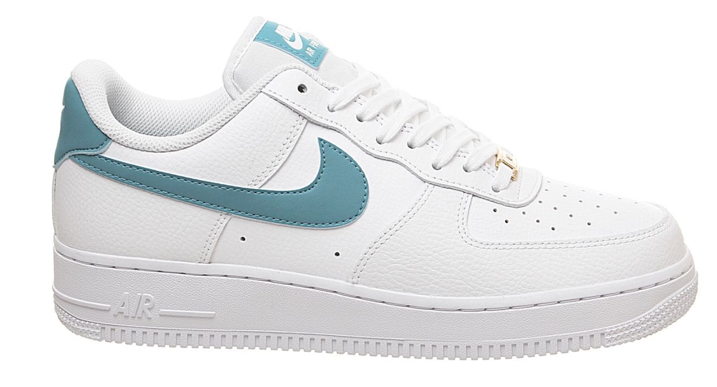 air force 1 teal white